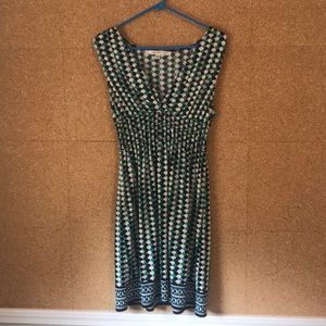 Multicolored midi dress